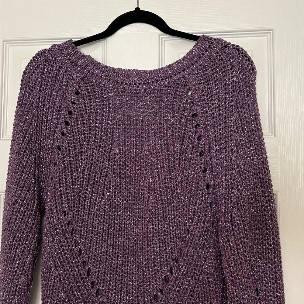 Ba&sh Lady Pullover in Grape Violet